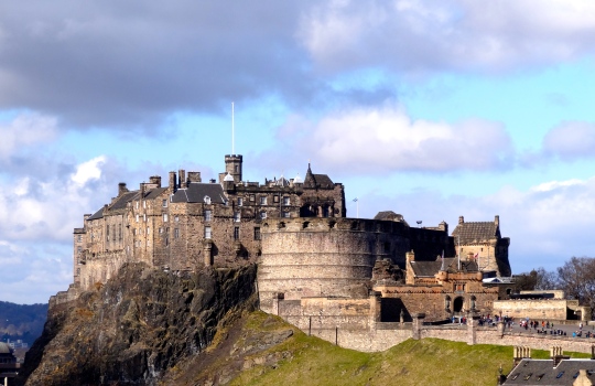 Edinburgh Castle. 