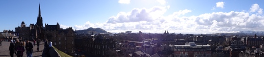 A beautiful Thursday in Scotland's capital. 